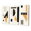 Ensemble de 3 pièces d'art moderne rétro Mid-Century-1428390132