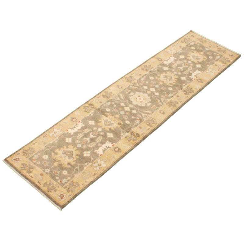 Tapis zone en laine de couloir 2 pi 7 po x 9 pi 9 po "one-of-kind-the main-noué la 2010 chobi" Adwoa
