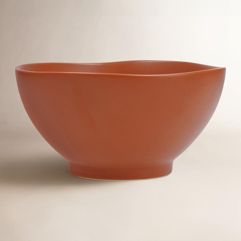 Heirloom 21 oz. Rice Bowl, Terracotta