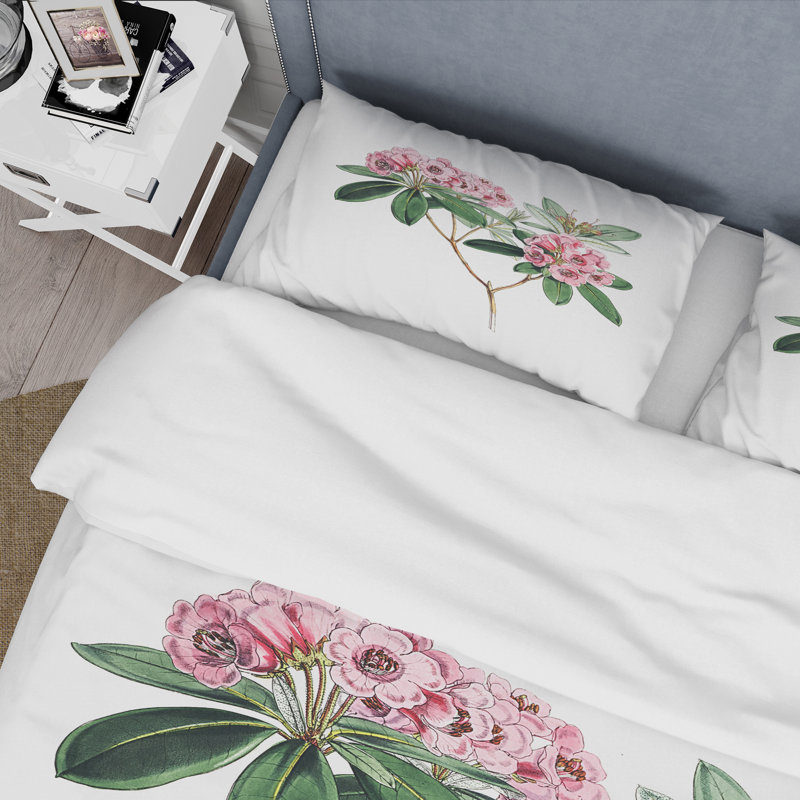 Ensemble de housse de couette Traditional American Flora II Vintage - microfibre de polyester