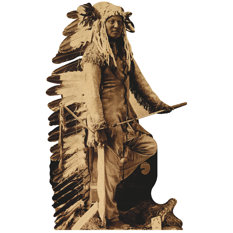 «War Chief Rain In The Face» en carton