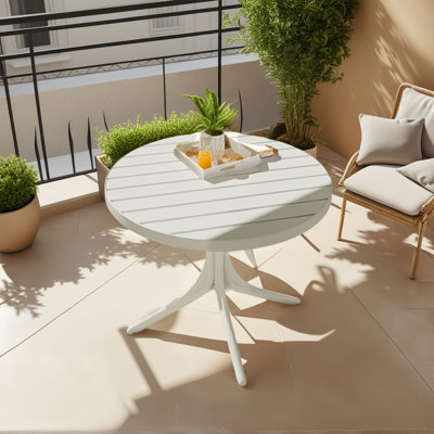 36" Pp Dining Table & Coffee Table For Garden, Courtyard, Kitchen, Camping