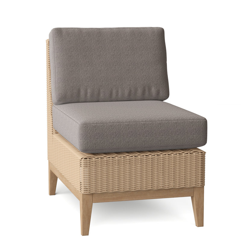 Frances Outdoor Lounge Chair, Ash, Frances Willow