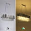 Lustre moderne moderne en cristal K9