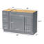 Base de meuble-lavabo simple 48 po seulement-94091289