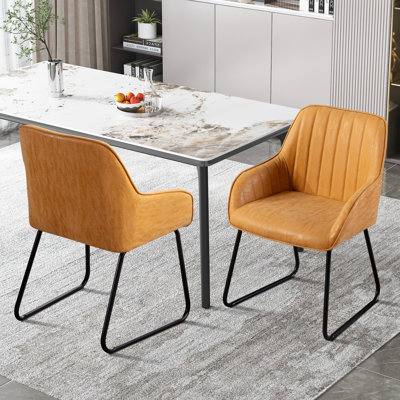 Braiden Upholstered Dining Chairs With Arm