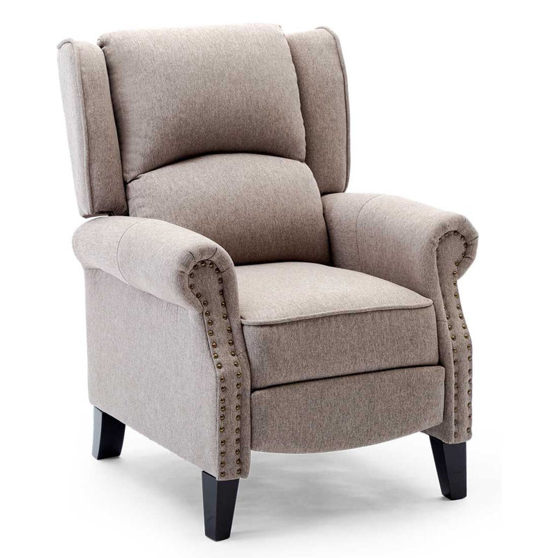 Arseni 78cm Wide Home Theatre Recliner, Pumice