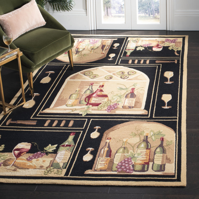 Brayton Hand Hooked Wool Rug, Rectangle 9' x 12'