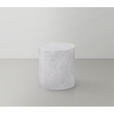 Table de bout en fer Terrazzo