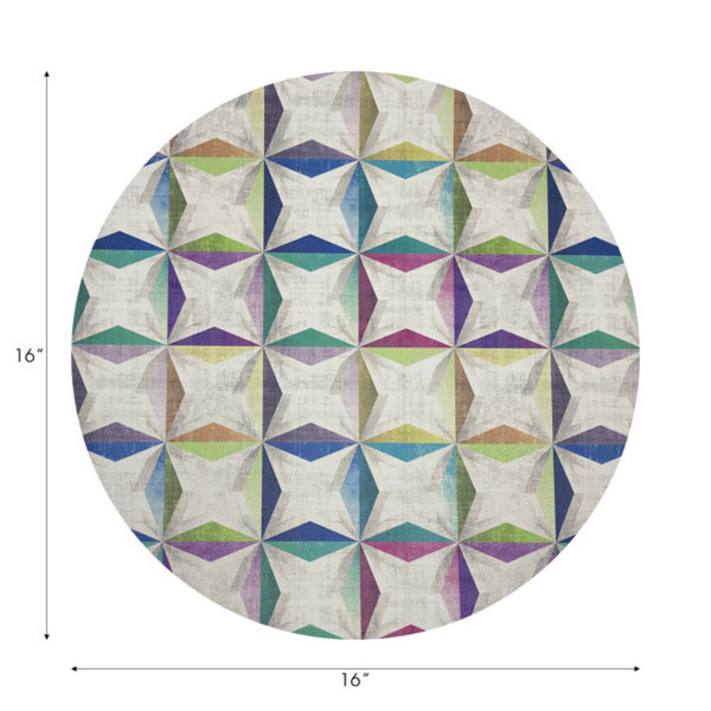 Truiq Happy Pebble 16" Vinyl Placemat