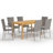 Rectangular 6 - Person Dining Set-631013285-631236953