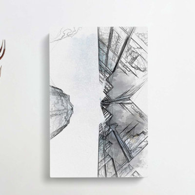 Sketching the Architecture Vol.70 - Wrapped Canvas Drawing - Wrapped Canvas