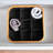 Evideco Fabric and Bamboo Decorative Bin-100003638-100003639