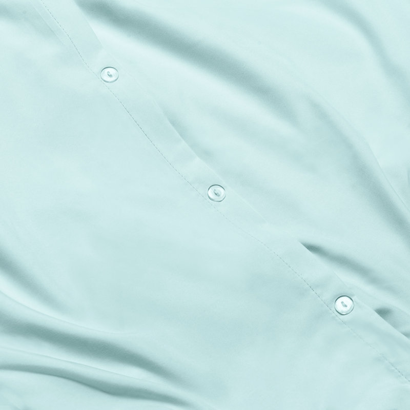 Modern & Contemporary Duvet Cover, Aqua Blue, King Duvet Cover + 3 Additional Pieces