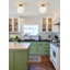 Single Light Frosted Glass Semi Flush Mount-2009086686-2009086683