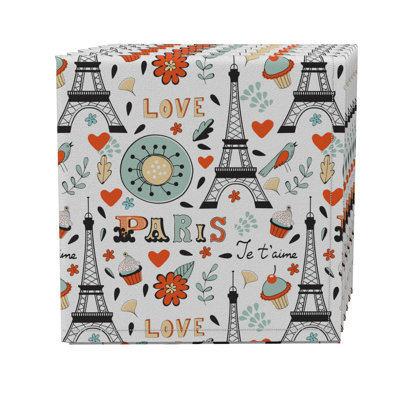 Cotton Twill No Pattern Square Napkin