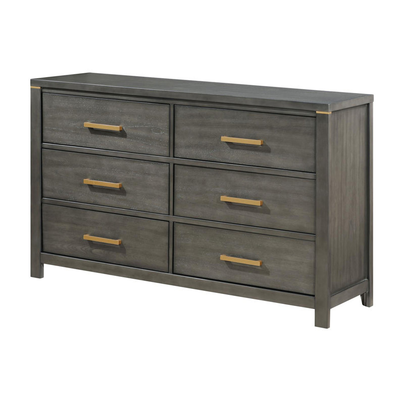 Commode 6 tiroirs Minela