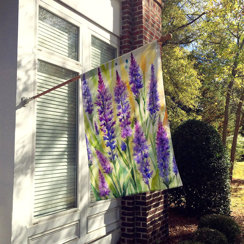 Drapeau de maison de fleurs Liatris, Fleurs de liatris