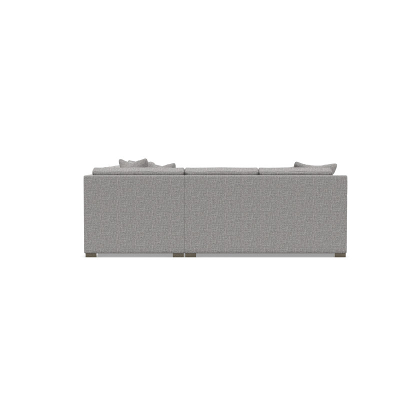 Kelsey Sectional, Dark Gray Polyester