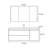 Log style simple modern bathroom cabinet