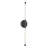 Motif Aluminum LED Wallchiere