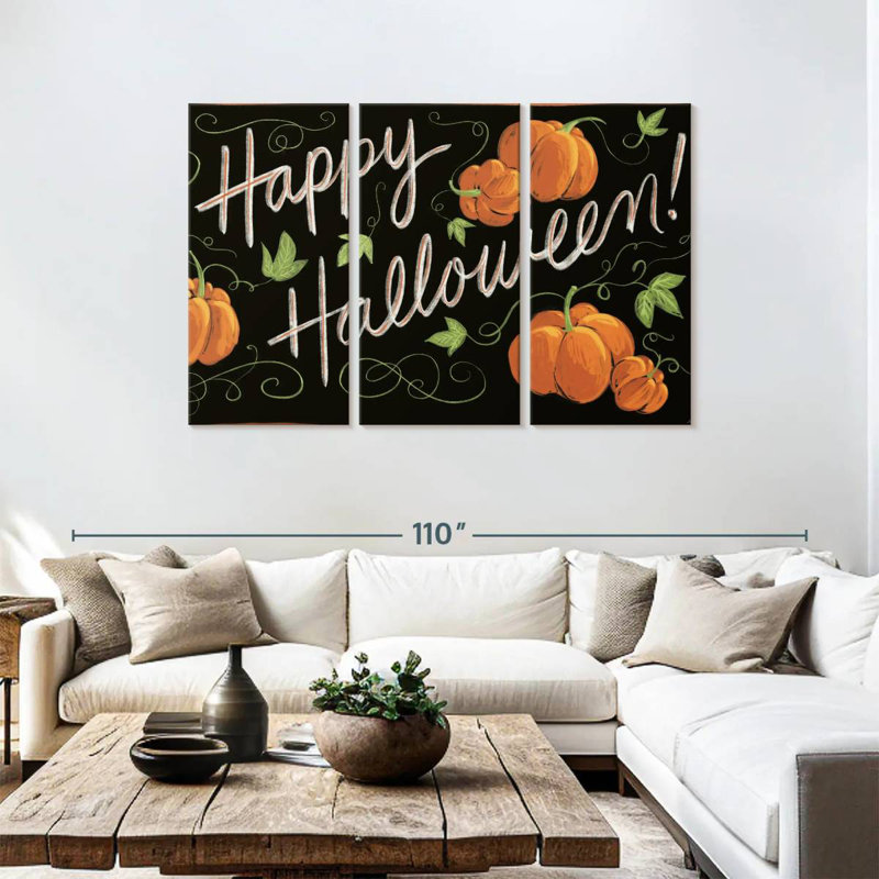 Citrouille d'Halloween Lelend, H 48 po x l 74 po