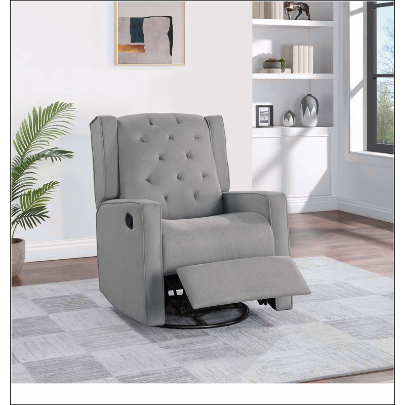 Fauteuil inclinable et pivotant, Gris foncé
