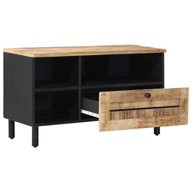 Solid Wood Rectangle Accent Chest