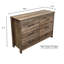 Commode basse 6 tiroirs Selena Slide Logic-2054715320