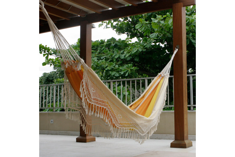 orange classic fabric hammock