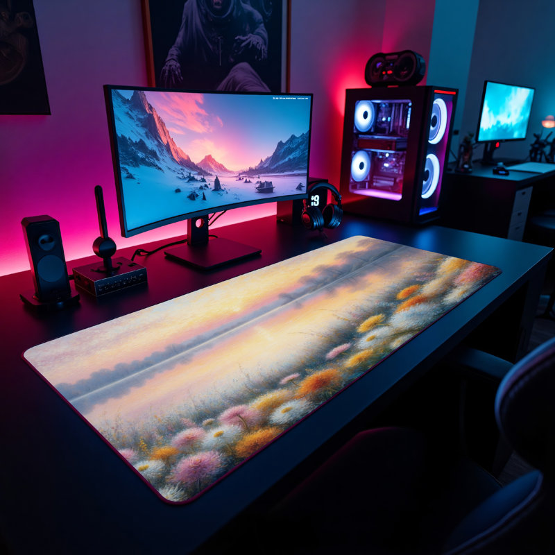 Polyester Desk Pad, 23.6x13.8