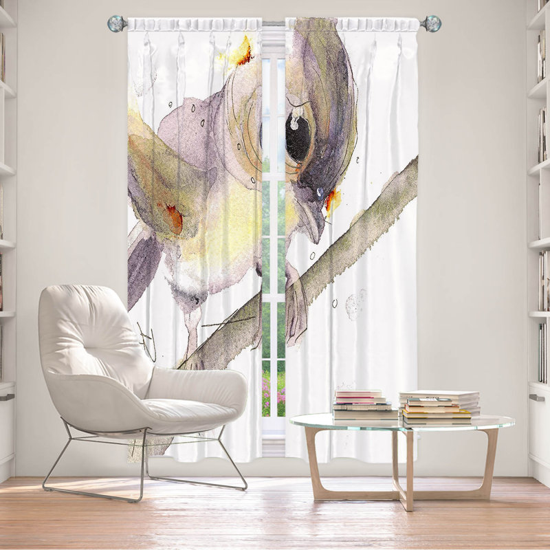 Rideau simple obscurcissant avec passe-tringle Delaughter, L 20 po x L 82 po