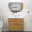 Plateau de meuble-lavabo simple blanc 36 po x 18 po avec 1 trou de robinet et trop-plein (lavabo seulement)