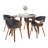 4 - Person Four Leg Base Dining Set