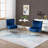 Brumm Velvet Side Chair-1728420213