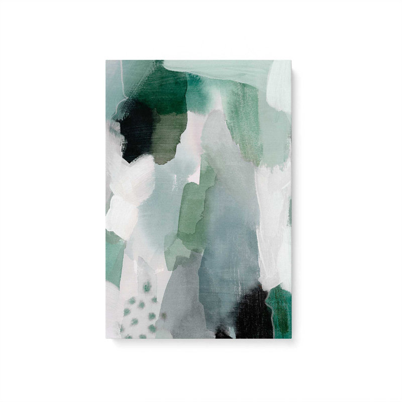 Toile tendue Emerald Mist I, H 48 po x l 32 po