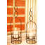 16.9'' H Iron Tabletop Votive Holder