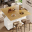 142.5 cm W Kitchen Island with Top-126648745