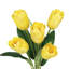 Bouquet de tiges de tulipes artificielles-640320856