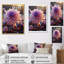 Violet sur fond de dahlia violet - impressions sur toile Dahlia-500601629-500601624
