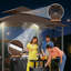 Pavillon de jardin à deux niveaux avec lumières DEL l 8 pi x P 5 pi-752370625