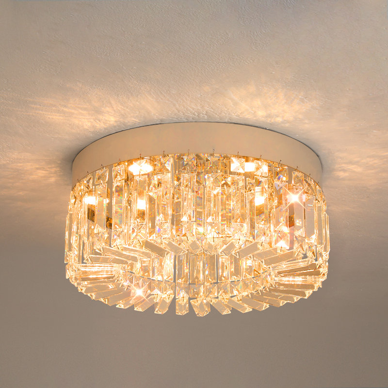 Ajaz 1 - Light LED Chandelier, Chrome, 40 cm