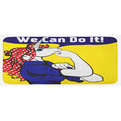 Tapis de cuisine licorne