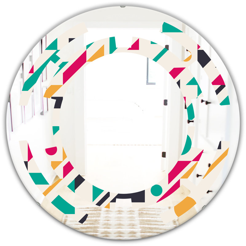 Miroir mural sans cadre Space Geometric Design III, H 31,5 po x l po