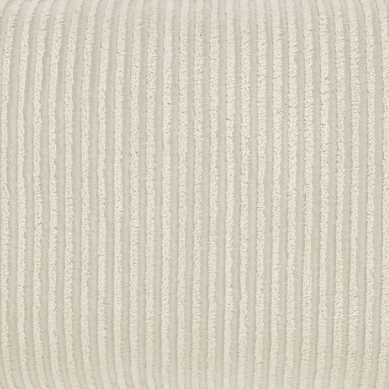 Jullian 100% Cotton Chenille Tufted Bedspread, Classic Stripe Design, Soft Breathable Coverlet, All-Season Machine Washable, OEKO-TEX Certified, King Size, Ivory