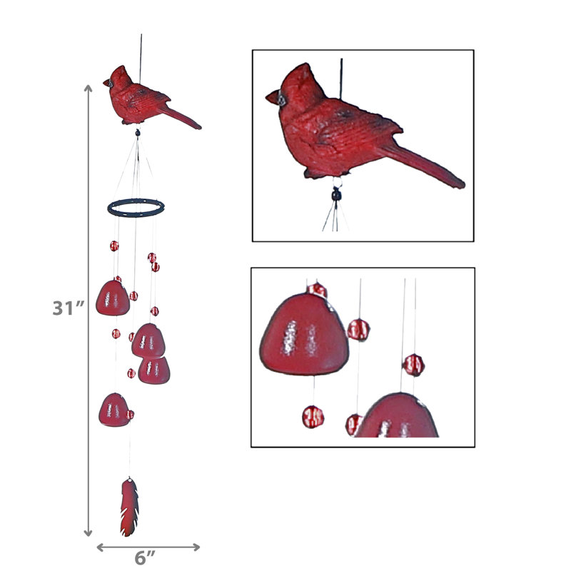 Cardinal Bell avec pierres précieuses
