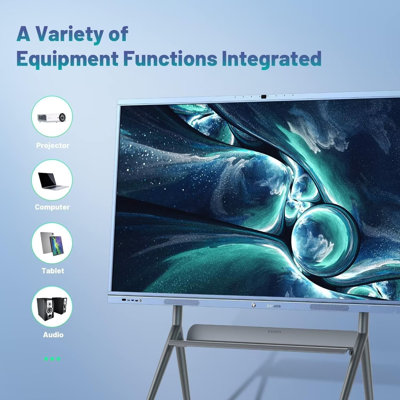 Écran interactif JYXCN 65 pouces avec écran tactile 10 points pour une collaboration en équipe? Moniteur 4k