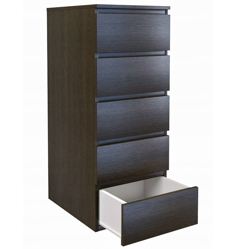 Deckland 40 cm W Chest of 5 Drawers, Wenge
