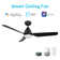 Toulon 52'' Smart Ceiling Fan with Remote, Light Kit Included,Works with Google Assistant and Amazon Alexa,Siri Shortcut.