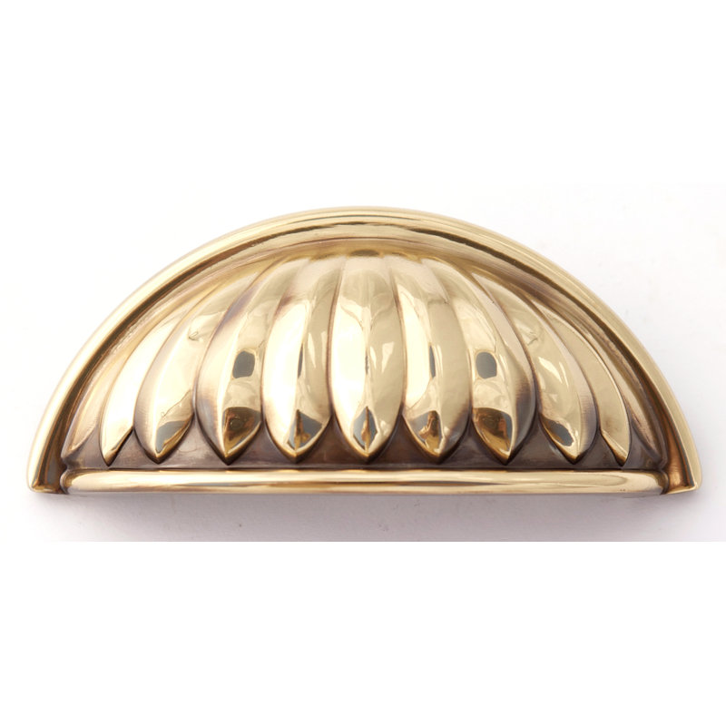 Fiore Cup / Bin Pull, Polished Antique